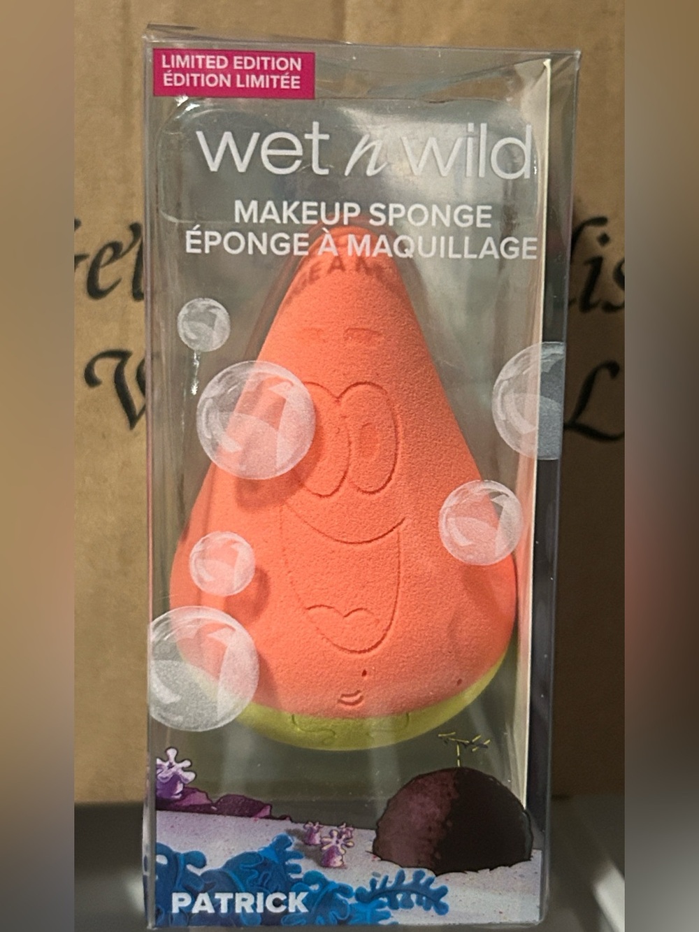 Wet n Wild Patrick Facial Makeup Sponge. Limited Edition. NWT.
